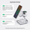 Magnetic Wireless Charger For IPhone Wireless Charging Station Compatible With Apple Watch And AirP 4