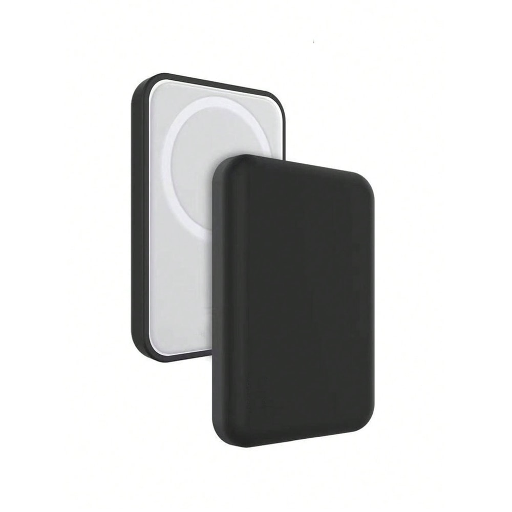 Black Charging Case Protector, Compatible with Apple's Original Mag Safe Wireless Power Bank, Durable Cover