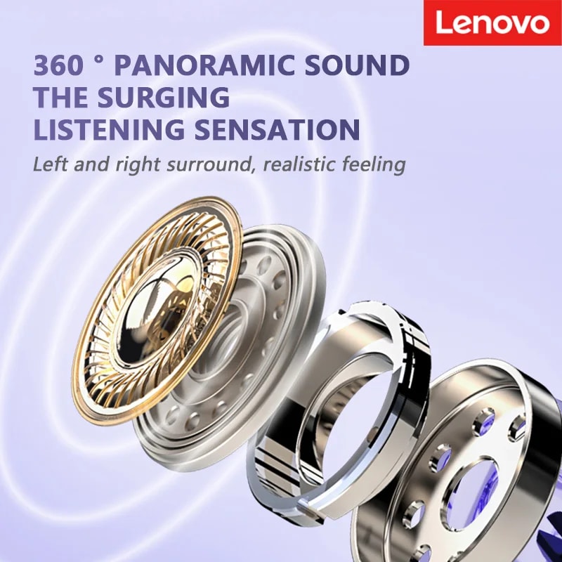 Wireless Bluetooth Earphones Panoramic Sound Effects Ultra Long Battery Life Comfortable To Wear He