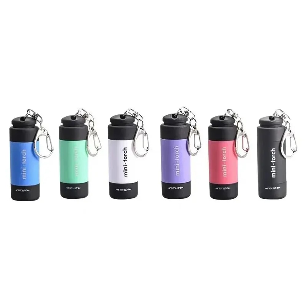 LED Micro Pocket Flashlight Portable USB Rechargeable Waterproof Key Chain Flashlight For Home 0