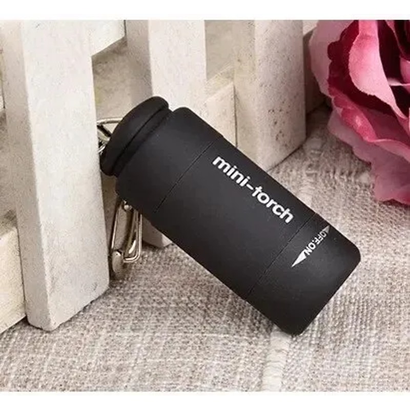 LED Micro Pocket Flashlight Portable USB Rechargeable Waterproof Key Chain Flashlight For Home 8