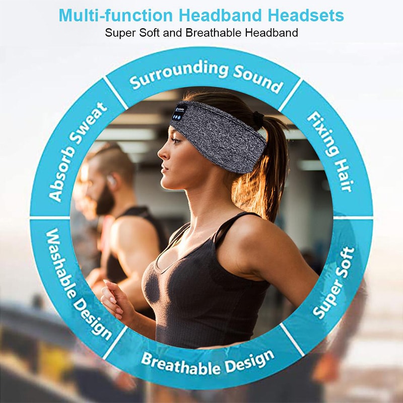 Original Wireless Bluetooth Headset Sports Sleep Headband Eye Mask Bluetooth Earphones Air Pro Earb 3