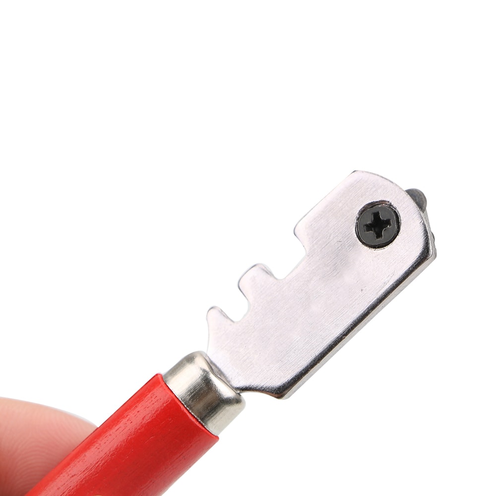 Professional Glass Tile Cutter, Window Craft Wooden Handle,, Diamond Tipped Portable Glass Cutter Tool