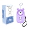Bear Style Emergency Alarms Security Alarm Keychain Protective Devices Personal Siren Ring With LED 8