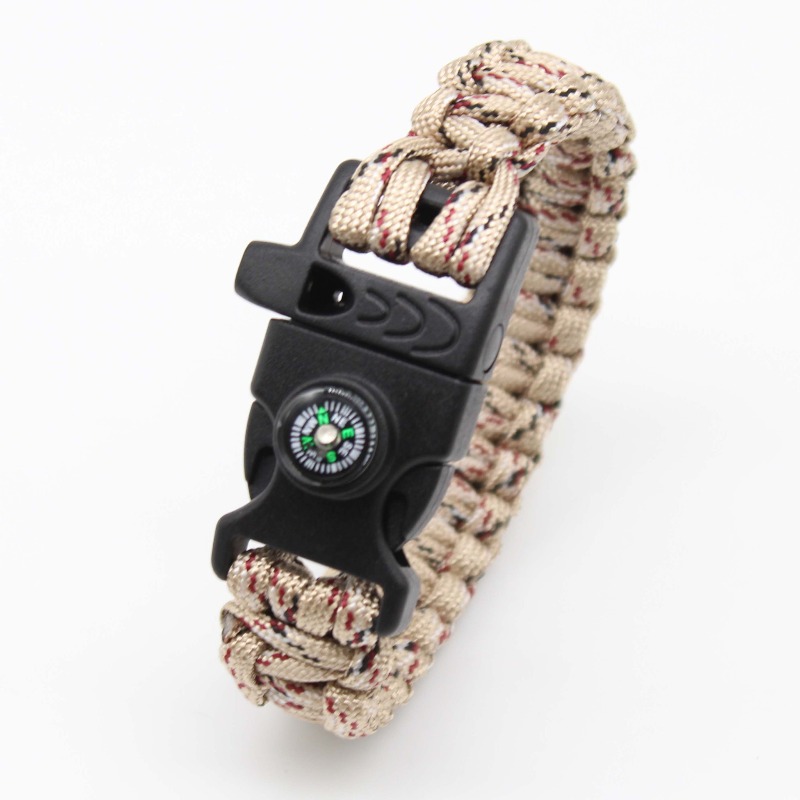 MultiFunctional Braided Bracelet Strand Outdoor Survival Wrist CordBracelet Emergency Preparedness 2
