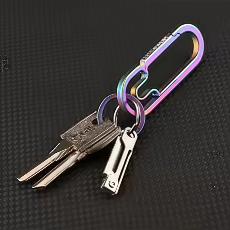 Stainless Steel Mini Folding Knife MultiFunction Pocket Tool Key Chain Outdoor Camping EDC Survival 3