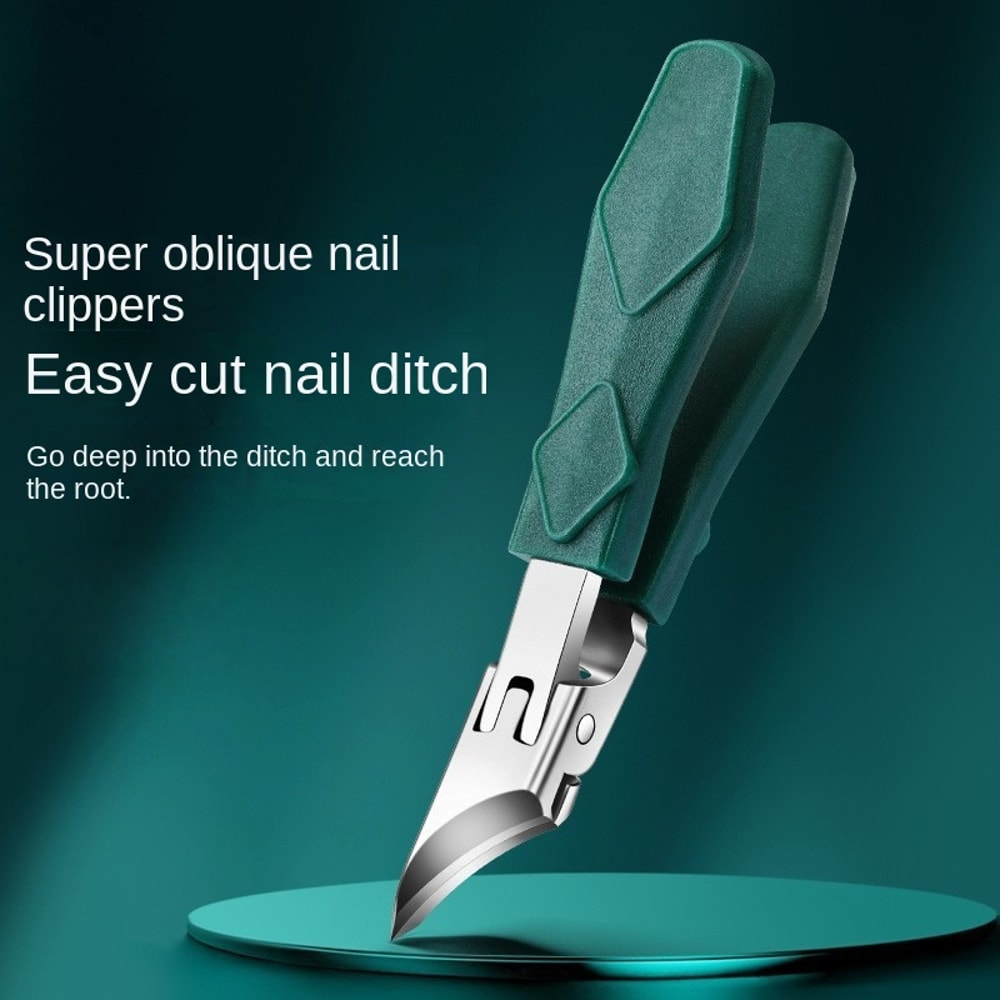 Toenail Clipper for Ingrown or Thick Toenails Trimmer, Professional Podiatrist Toenail Nipper with Ultra Stainless Steel