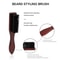 Barber Top Men Beard Brush, Wooden Handle Soft Hair Cleaning Comb, Broken Hair Removal, Neck Duster Barber Tools