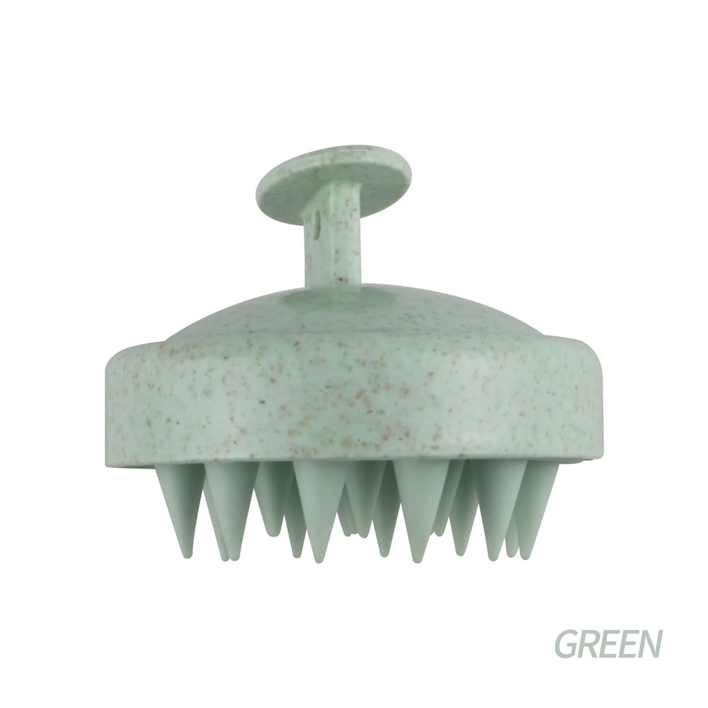 Silicone Hair Wash Brush Wheat Straw Hair Scalp Scratching Comb Silicone Head Brush Stop Itch Haird 6
