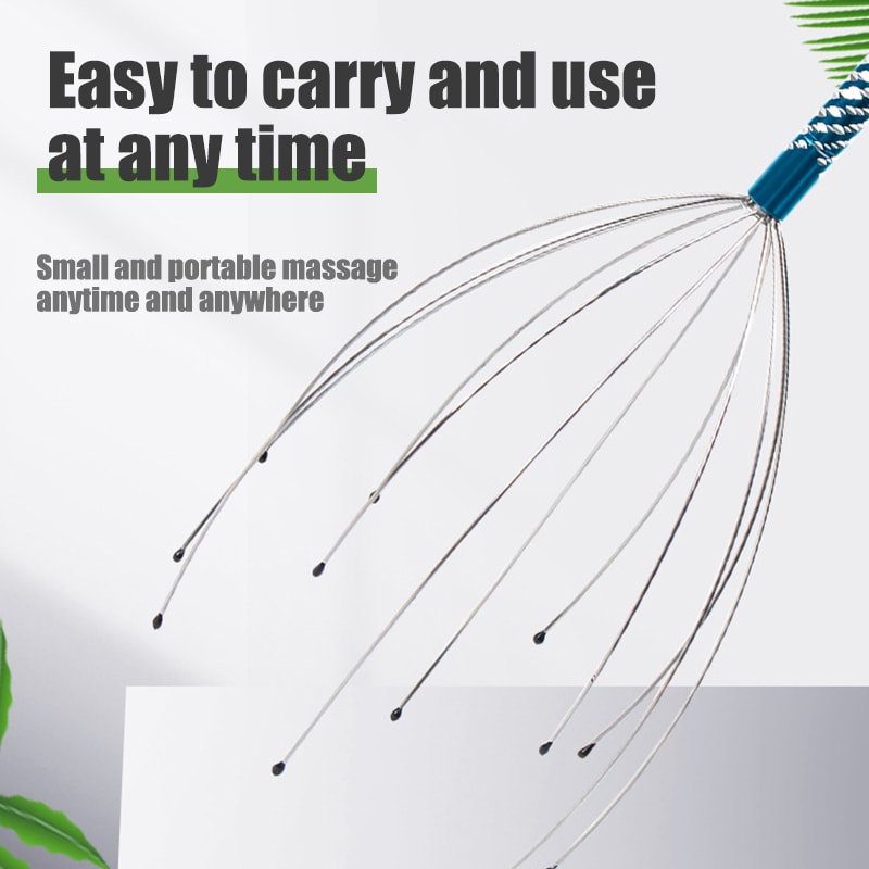 Head Massager Scratching Octopus Scalp Tool Non Soul Extractor Divine Tool For Health And Wellness 2