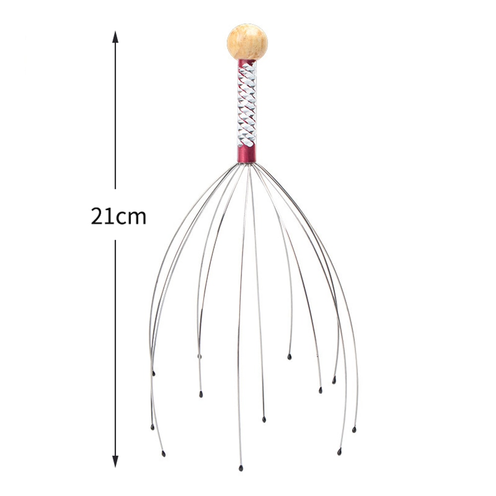 Head Massager Scratching Octopus Scalp Tool Non Soul Extractor Divine Tool For Health And Wellness 5