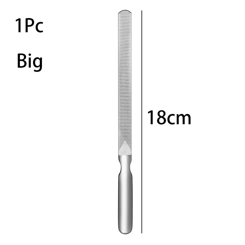 Professional Nail File Stainless Steel Polishing Block Manicure Tools For Nail Art And Beauty 7