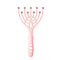 Head Massager For Scalp Neck Comb Roller Five Finger Handheld Relax Spa Hair Care Steel Ball Stress 6