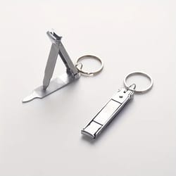 fold able ultra-thin portable stainless steel nail cutter, trimmer scissor manicure pedicure tool, fingernail clipper