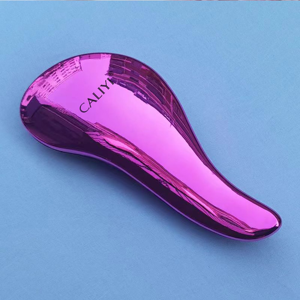 Mango Smooth Hair Comb Brush, Professional Paddle Detangling Brush for Curly, Thick Hair, Wet & Dry Use