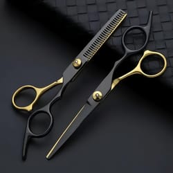 hair scissors set, special flat-tooth magic scissors for home use, trim bangs by oneself