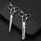 Professional Barber Hair Cutting Scissors Thinning Shears Kit, Stainless Steel Texturing Salon Razor Edge Scissor