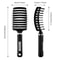 Hair Comb Brush Professional Curved Vented Brush For Faster Blow Drying Paddle Detangling Brush For 4