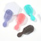 Mini Track Hairbrush, Portable Hollow Design with Nylon Bristles, Ergonomic Handle, Compact and Lightweight