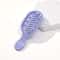 Mini Track Hairbrush, Portable Hollow Design with Nylon Bristles, Ergonomic Handle, Compact and Lightweight