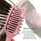 Curl Define Styling Brush Hollow Boar Bristle Detangling Hair Brush Tangled Hair Comb For Shaping 1