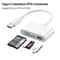 Type C Adaptor TF CF SD Memory Card Reader OTG Writer USBC For IPad Mac Book 2