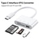 Type C Adaptor TF CF SD Memory Card Reader OTG Writer USBC For IPad Mac Book 2