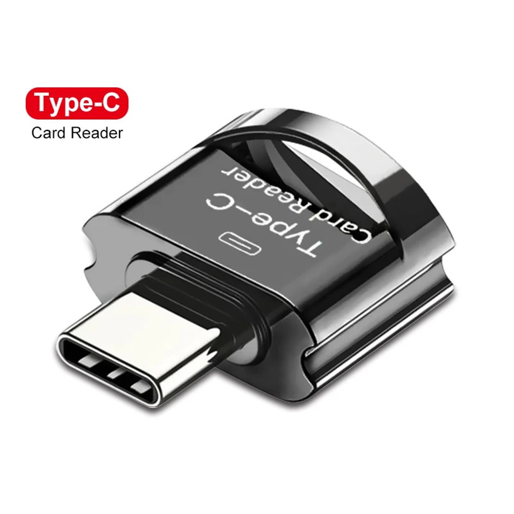 Plug And Play TypeC Mini Mobile Phone Card Reader HighSpeed TF Card OTG Reader Stable Transmission 6