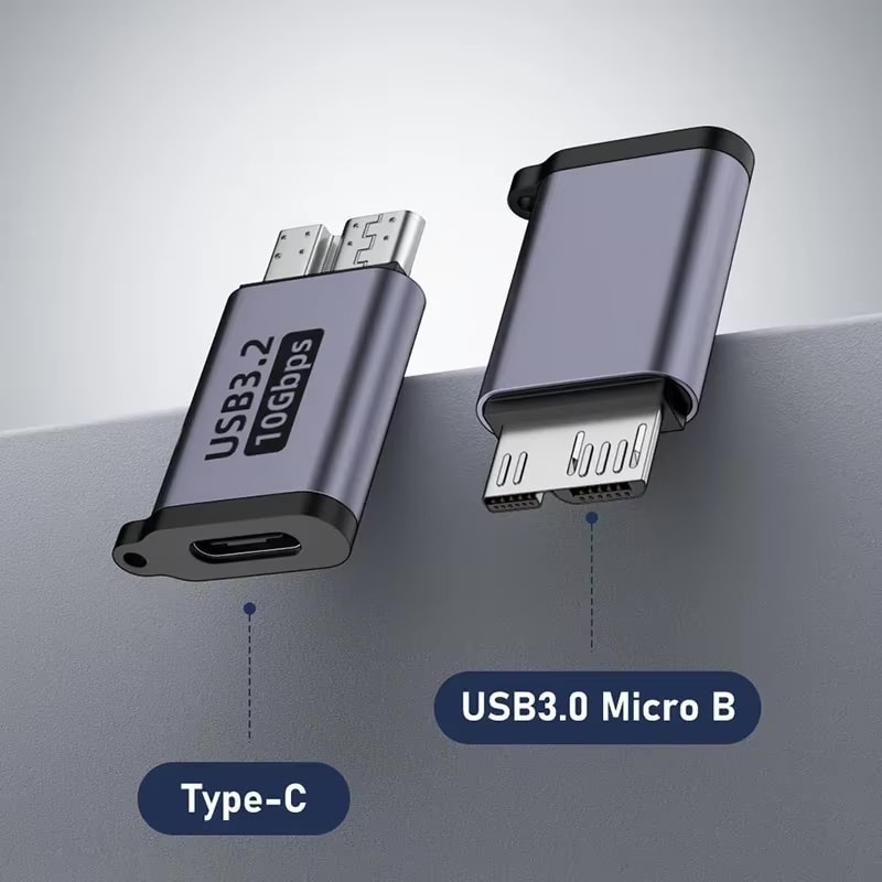 USB C 30 Micro B Male To Type C Female Adapter TypeC To Micro B Connector For Laptop External Hard 3