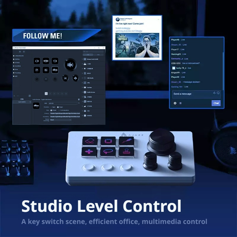 Mini Key Board Macro Keyboard Programmable Custom Button Mechanical Gaming Keyboard Perfect For Mul 0