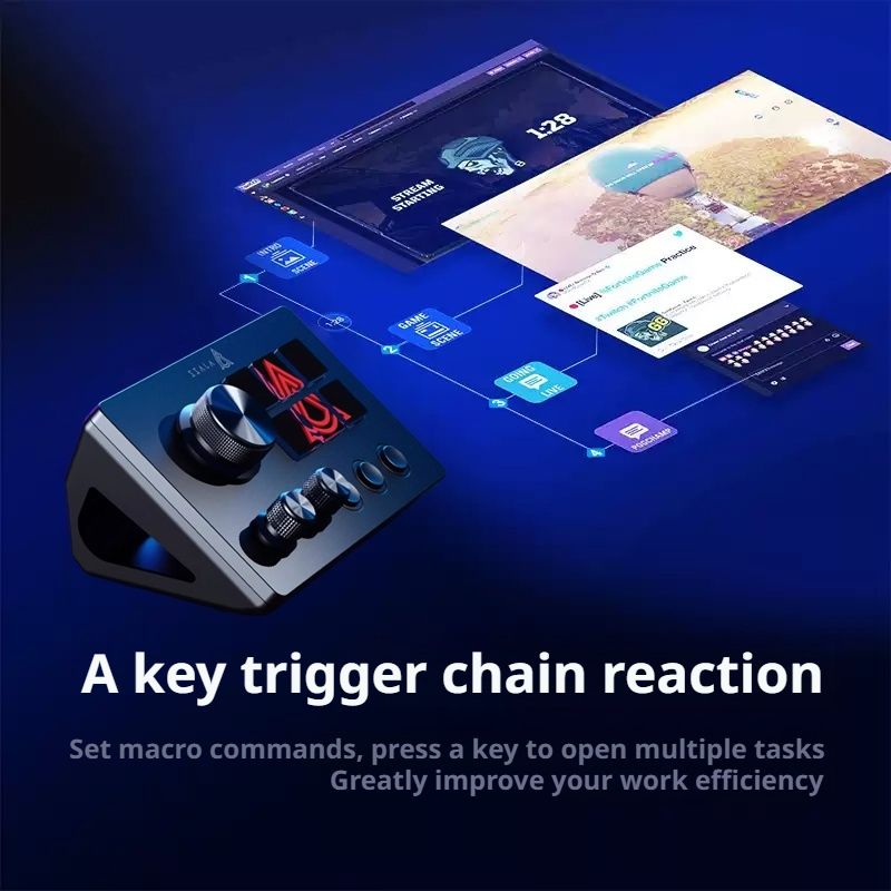 Mini Key Board Macro Keyboard Programmable Custom Button Mechanical Gaming Keyboard Perfect For Mul 5