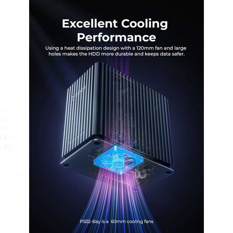 Docking Station TypeC Personal Storage Power Supply Silent Design Strong Heat Dissipation 4