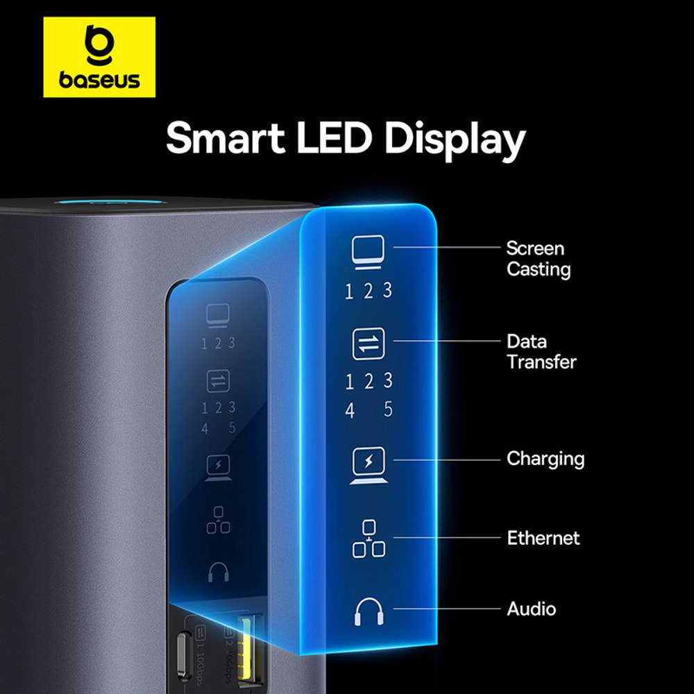 USB C HUB For Mac System HDMI 4K 60Hz MST Triple Display 11in1 HUB Docking Station For Mac Book Air 3