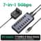 USB Splitter Power Adaptor, Individual Switch USB Ports Extender for PC Laptop