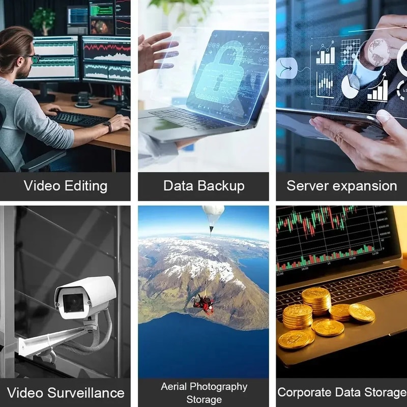 Dual Bay HDDSSD Case External Hard Drive Enclosure SATA To USB RAID Function For Fast Data 5