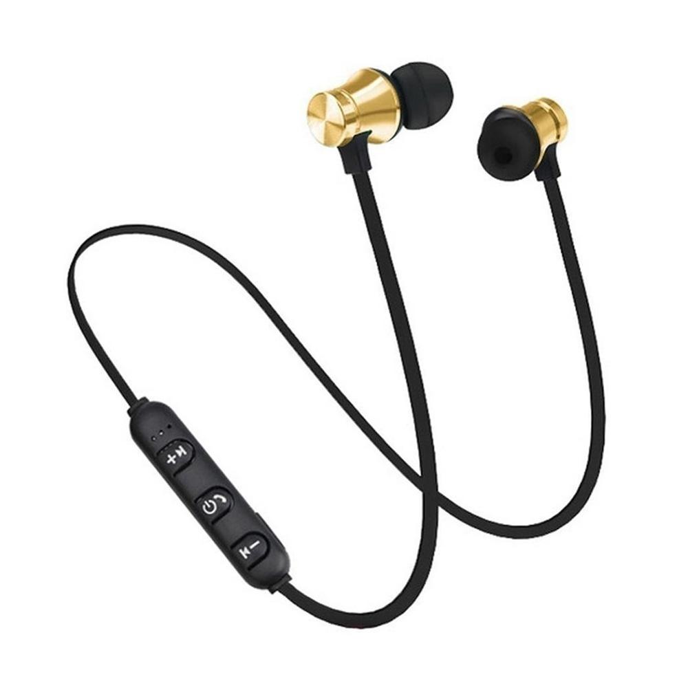 Sports Running Bluetooth Earphone, Magnetic Wireless Headset, Bass Stereo Headphones, with Microphone for All Phones