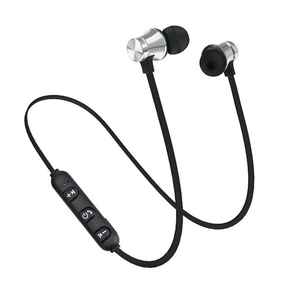 Sports Running Bluetooth Earphone, Magnetic Wireless Headset, Bass Stereo Headphones, with Microphone for All Phones