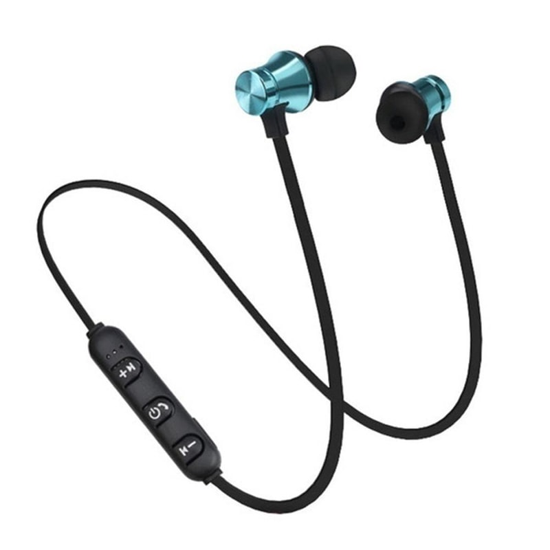 Sports Running Bluetooth Earphone, Magnetic Wireless Headset, Bass Stereo Headphones, with Microphone for All Phones