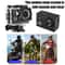 Underwater Waterproof Sports Camera Multifunctional Outdoor Action Camera For Skiing Diving And Rid 6