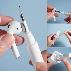 apple air pods bluetooth earphone cleaning pen brush kits, airpods pro case brush, headset cleaners