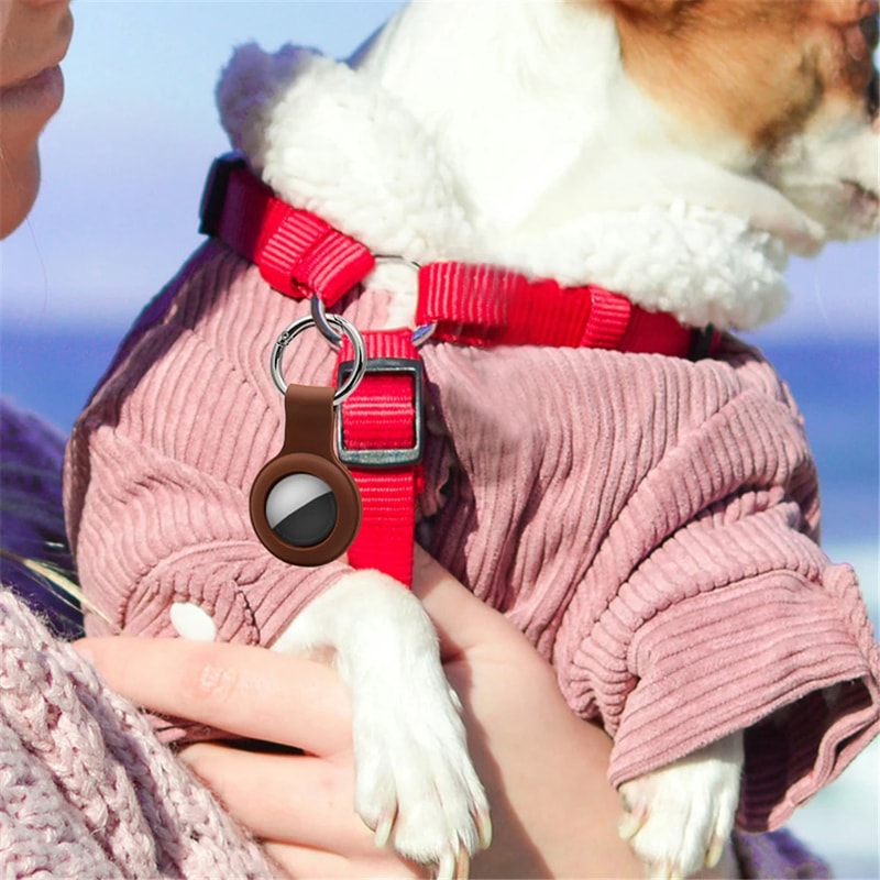 Cover For Apple Air Tags Case Liquid Silicone Protective Shell AntiScratch Sleeve Key Chain Tracker 2