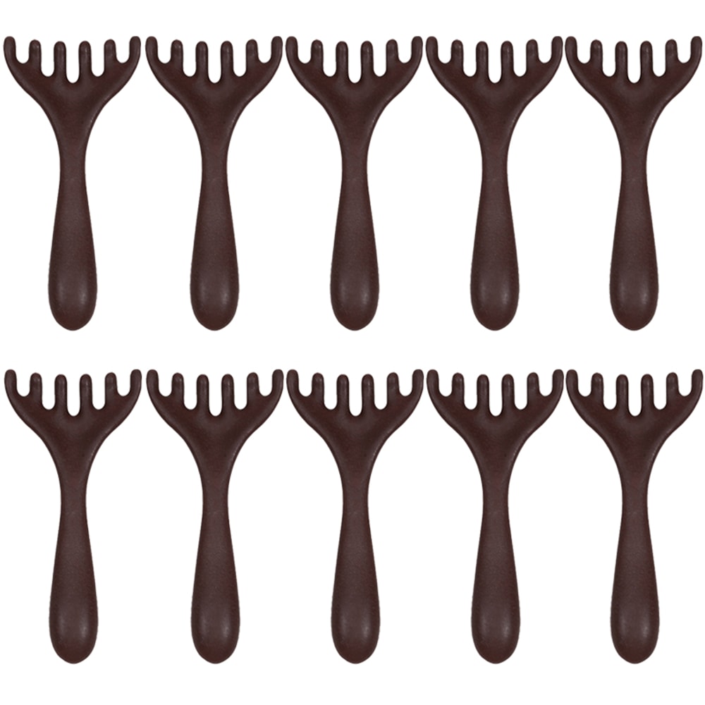 Wooden Meridian Massage Comb Antistatic 6Claw Head Massager Promote Blood Circulation 6