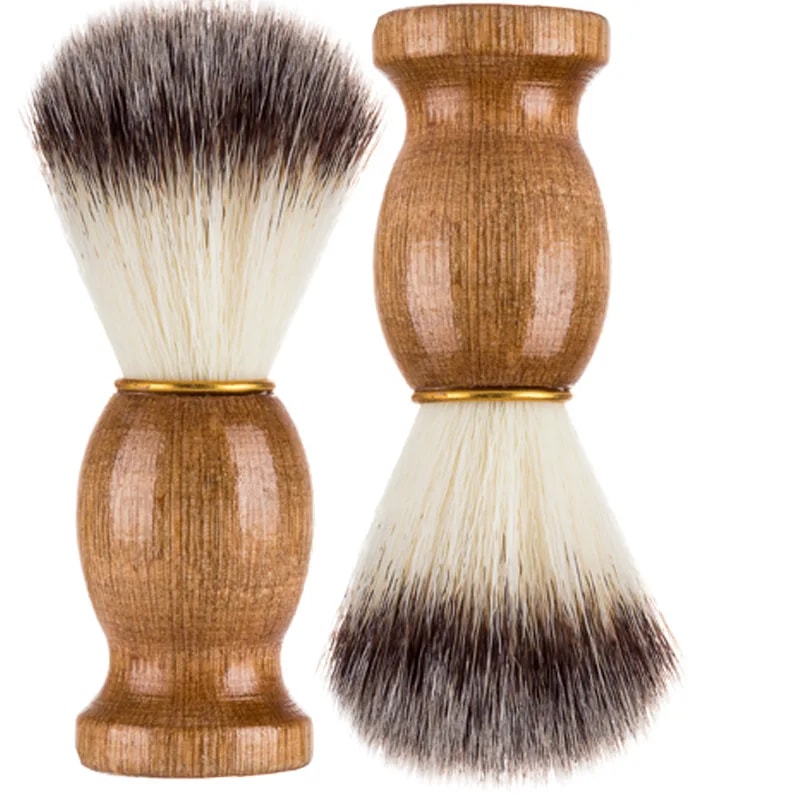 Natural Badger Hair Mens Shaving Brush Barber Salon Shave Tool Facial Beard Cleaning Appliance Razo 3