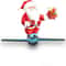 Fan Projector, Christmas LED Sign, Holographic Image and Video Display Light for Shop, Bar, Party