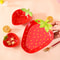 Creative Cartoon Strawberry Shaped Ceramic Salad Bowl Soup Bowl Family Fruit Snack Plate Kitchen Ut 3