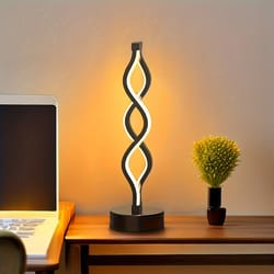 usb powered seaweed shaped desk lamp, creative bedside night light, unique table decor, atmosphere lighting for bedroom,