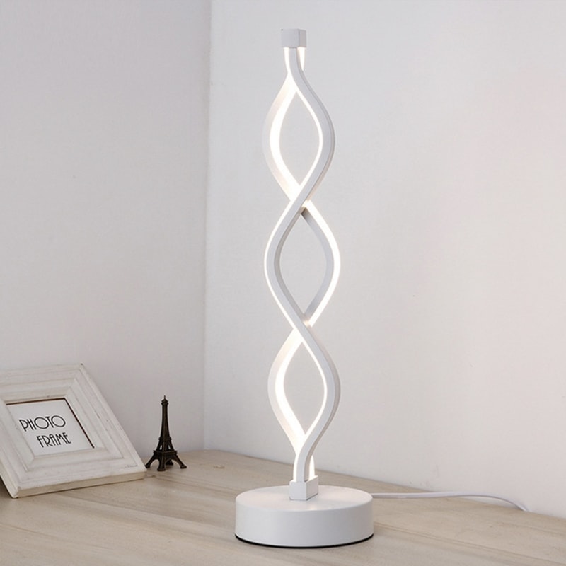 USB Powered Seaweed Shaped Desk Lamp Creative Bedside Night Light Unique Table Decor Atmosphere Lig 4