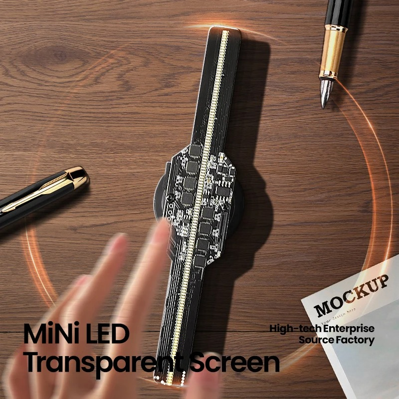 Holographic Projection Fan , Portable Advertising Machine, Suspended Aerial Imaging, Stereoscopic Fan Screen