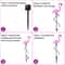 Outdoor Solar Lights Flamingo Garden Led Stake Waterproof LED Landscape Ground Lamp For Pathway Xma 5