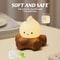 Cute Camp fire Night Light, Silicone Sleeping Nightlight, Step-less Dimming, Rechargeable Bedside Lamp for Bedroom